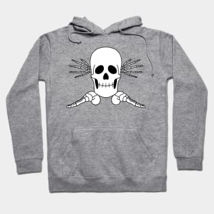 skull no body Hoodie